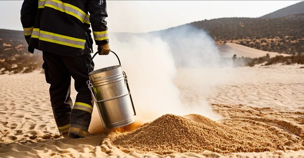 Effective fire extinguishing methods with just a bucket of sand